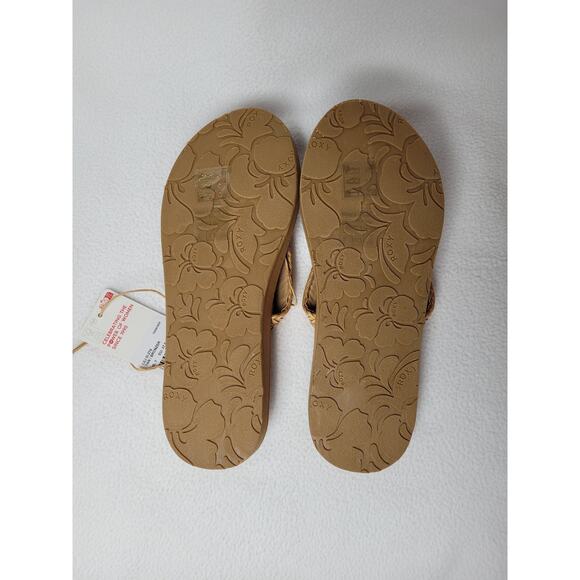 Roxy Womens Lili III Flat Sandals Slip-on Faux Leather Size US 7 - Picture 9 of 9